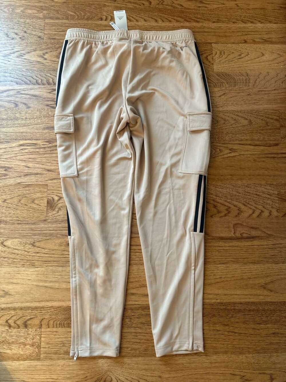 NWT Adidas Men's Tiro Aeroready Cargo Track Pants MAGIC BEIGE XL FOOTBALL SOCCER - Picture 3 of 5